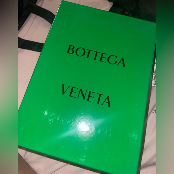 Bottega Veneta Beige Stretch Web Heels - Picture 6 of 10